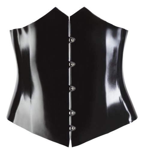Late X Gorset Lateksowy Czarny Sznurowany Tył 2XL Anatomiczny Late X Gorset Lateksowy Czarny Sznurowany Tył 2XL Anatomiczny