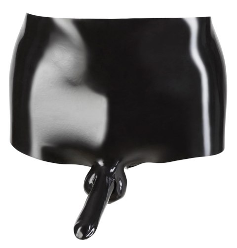 LateX Spodenki męskie z osłoną anatomiczną czarne L/XL lateks LateX Spodenki męskie z osłoną anatomiczną czarne L/XL lateks