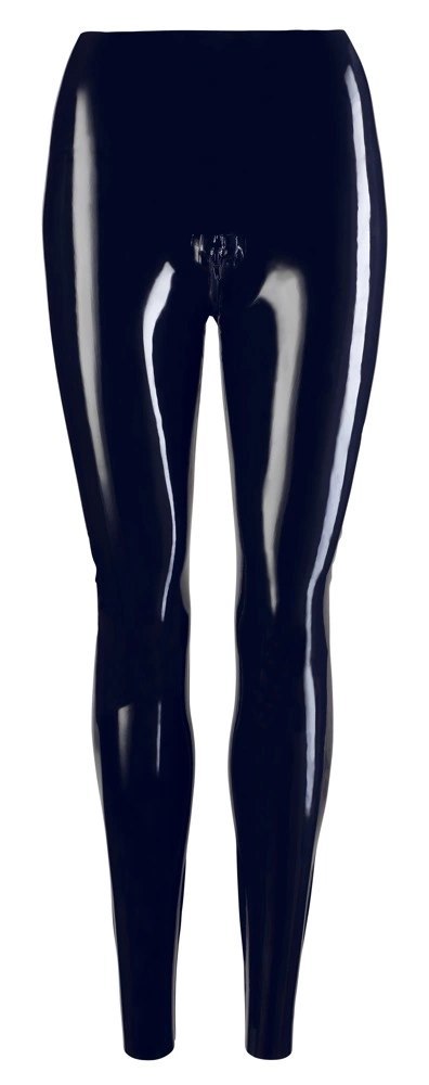Late X legginsy lateksowe czarne 2XL z 3-kierunkowym zamkiem Late X legginsy lateksowe czarne 2XL z 3-kierunkowym zamkiem