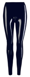 Late X legginsy lateksowe czarne L z 3-kierunkowym zamkiem