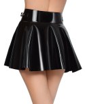 Black Level Spodnica Winylowa Krotka Czarna XL, powłoka PU