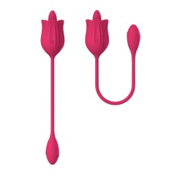 ORALA™ DuoLick 10X | Masażer z Efektem Lizania + Wibrujące Jajeczko | USB Ładowanie | 10 Funkcji
