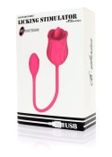 ORALA™ DuoLick 10X | Masażer z Efektem Lizania + Wibrujące Jajeczko | USB Ładowanie | 10 Funkcji