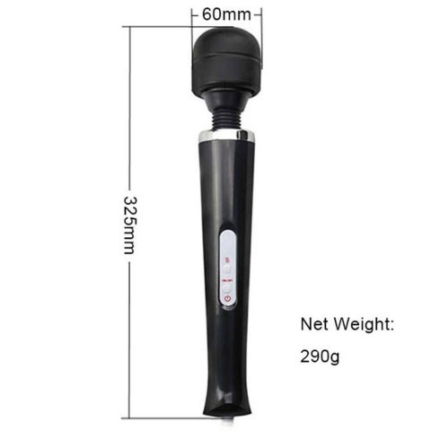 Stymulator-Magic Massager Wand Cable 110-240V Black 10 Function Stymulator-Magic Massager Wand Cable 110-240V Black 10 Function
