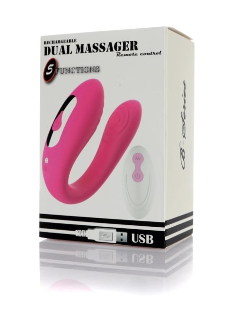 LUNORA™ DualBeat 5X | Podwójny Stymulator z Pilotem | 5 Trybów Wibracji | USB Rechargeable LUNORA™ DualBeat 5X | Podwójny Stymulator z Pilotem | 5 Trybów Wibracji | USB Rechargeable