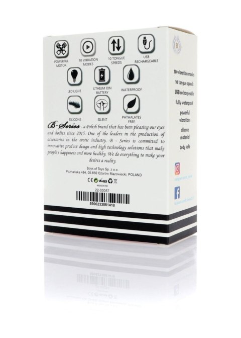 LUNARIA™ TongueX 10 | Stymulator z Efektem Lizania | USB Ładowanie | 10 Trybów Rozkoszy LUNARIA™ TongueX 10 | Stymulator z Efektem Lizania | USB Ładowanie | 10 Trybów Rozkoszy