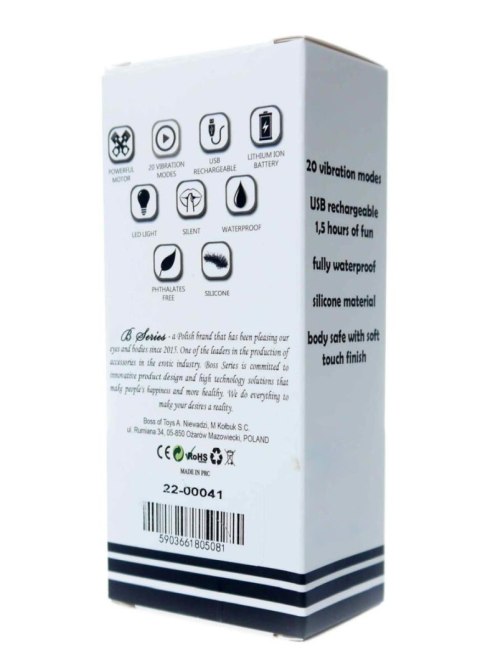 Stymulator-Rechargeable Mini Masager USB 20 Functions - Pink Stymulator-Rechargeable Mini Masager USB 20 Functions - Pink