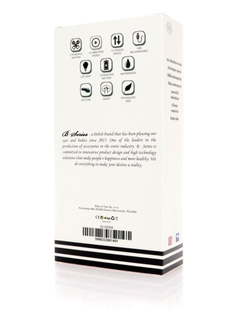 LYSSA™ PulseTongue 10X – Wibrator z Funkcją Języczka | 10 Trybów | USB Rechargeable LYSSA™ PulseTongue 10X – Wibrator z Funkcją Języczka | 10 Trybów | USB Rechargeable