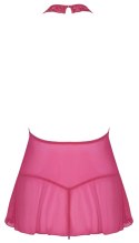 Cottelli LINGERIE Haleczka rożowa z koronką + stringi S/M