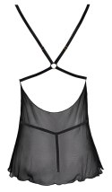 Cottelli Lingerie Halka Siateczkowa z Koronką i Stringi S