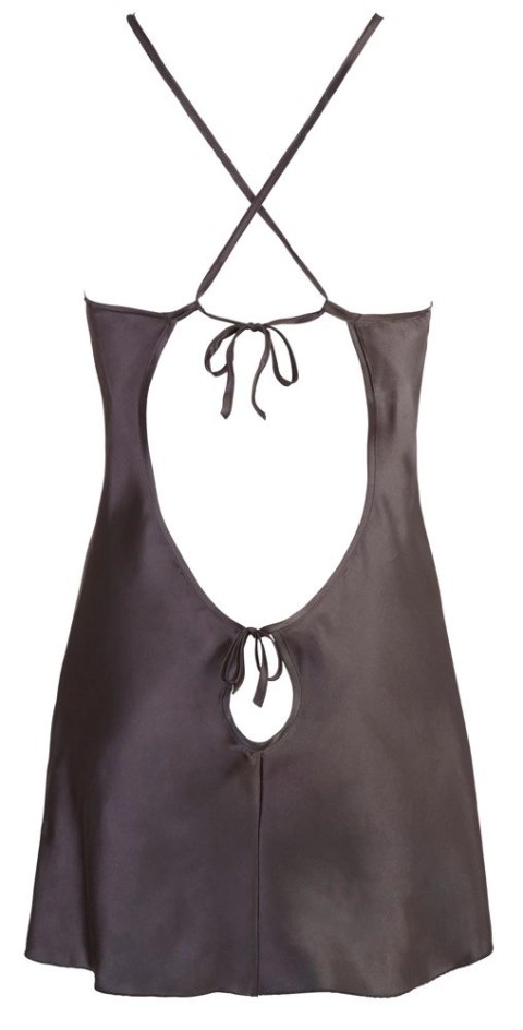 Cottelli Lingerie Satynowa Koszulka Nocna Czarna 2XL Regulowana Cottelli Lingerie Satynowa Koszulka Nocna Czarna 2XL Regulowana