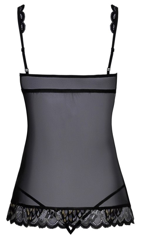 Kissable Babydoll & Stringi L/XL Czarna Koronka, Regulowane Ramiączka Kissable Babydoll & Stringi L/XL Czarna Koronka, Regulowane Ramiączka