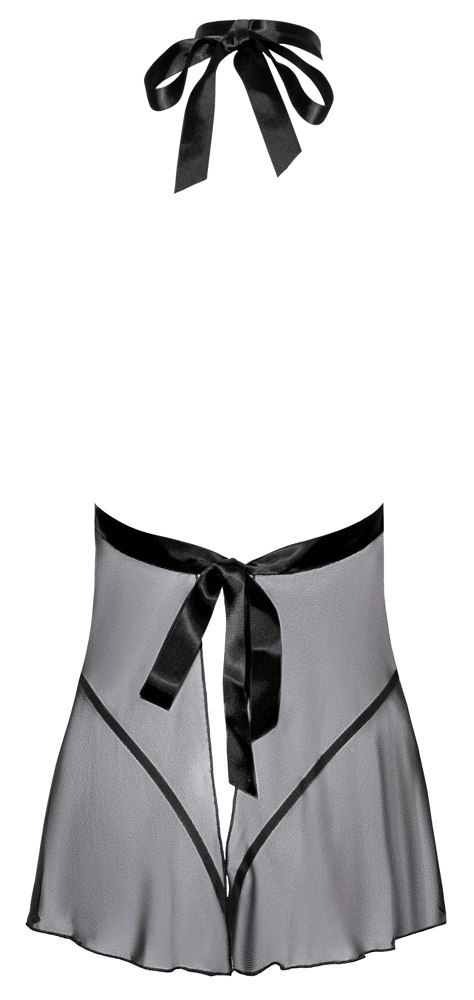 Kissable Haleczka Babydoll L/XL Czarna z Koronką i Stringami Kissable Haleczka Babydoll L/XL Czarna z Koronką i Stringami