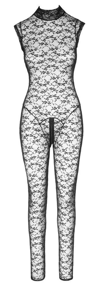 Cottelli Lingerie Kombinezon Koronkowy Czarny L Bez Rękawow Zamek Cottelli Lingerie Kombinezon Koronkowy Czarny L Bez Rękawow Zamek