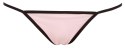 Cottelli Lingerie koszulka nocna M rożowa z koronką i stringami