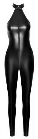Noir Bodywear Kombinezon Powerwetlook XL Czarny Z Kryształkami
