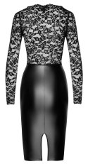 Noir Handmade XL Sukienka Koronkowa Gora Matowa Spodnica Czarna