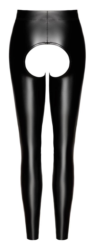 Noir Handmade Legginsy Power Wet Black High Waist Open Back S Noir Handmade Legginsy Power Wet Black High Waist Open Back S