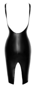 Noir Handmade Sukienka S Czarna Asymetryczna z Falbaną Powerwet