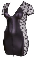 Cottelli CURVES Sukienka damska z suwakiem z przodu 3XL czarna