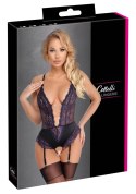 Cottelli Lingerie Body Violet Koronka Paski Bez Krocza S