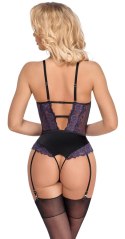 Cottelli Lingerie Body Violet Koronka Paski Bez Krocza S