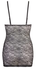 Cottelli Lingerie Sukienka Koronkowa Czarna S z Zamkiem Dwukierunkowym