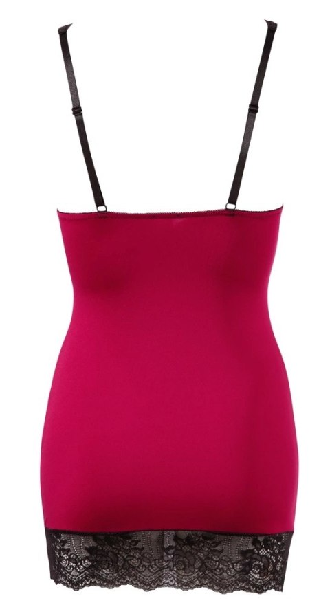 Cottelli Lingerie sukienka czerwona z czarną koronką M regulowana Cottelli Lingerie sukienka czerwona z czarną koronką M regulowana