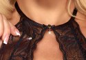 Kissable Body z Koronki Czarny Model Halterneck S/M z Ozdobami