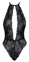 Kissable Body z Koronki Czarny Model Halterneck S/M z Ozdobami