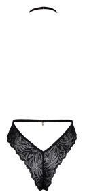 Kissable Body z Koronki Czarny Model Halterneck S/M z Ozdobami