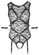 Cottelli Bondage Body Koronkowe Kwiatowe z Mankietami M