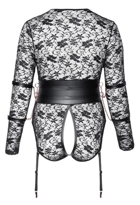 Cottelli Bondage Body XL Koronka z Mankietami Na Ręce Bez Kroku Cottelli Bondage Body XL Koronka z Mankietami Na Ręce Bez Kroku