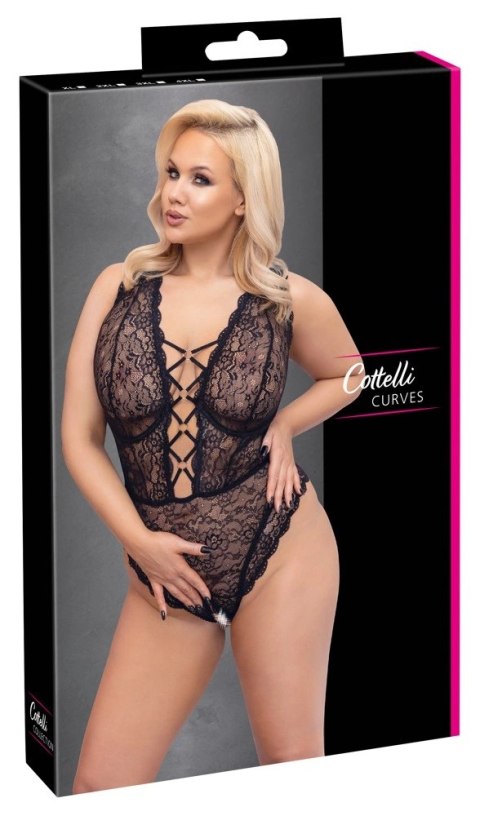 Cottelli CURVES Body Koronkowe z Rożowym Złotem 90D/XL Regulowane Cottelli CURVES Body Koronkowe z Rożowym Złotem 90D/XL Regulowane