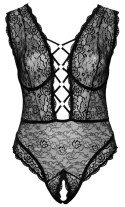 Cottelli CURVES Body Koronkowe z Rożowym Złotem 90D/XL Regulowane
