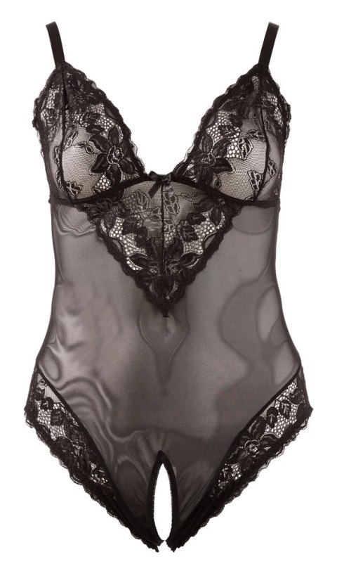 Cottelli CURVES Body Plus Size 4XL z koronką i otwartą strefą Cottelli CURVES Body Plus Size 4XL z koronką i otwartą strefą