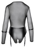 Cottelli Collection Body Bondage siateczkowe z otwartym krokiem M