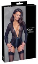 Cottelli Collection Bondage Body XL z siateczki i pasem z pierścieniami