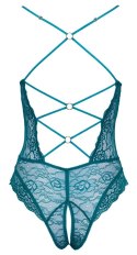 Cottelli Lingerie Body Koronkowe Paseczki Zielone XL Regulowane