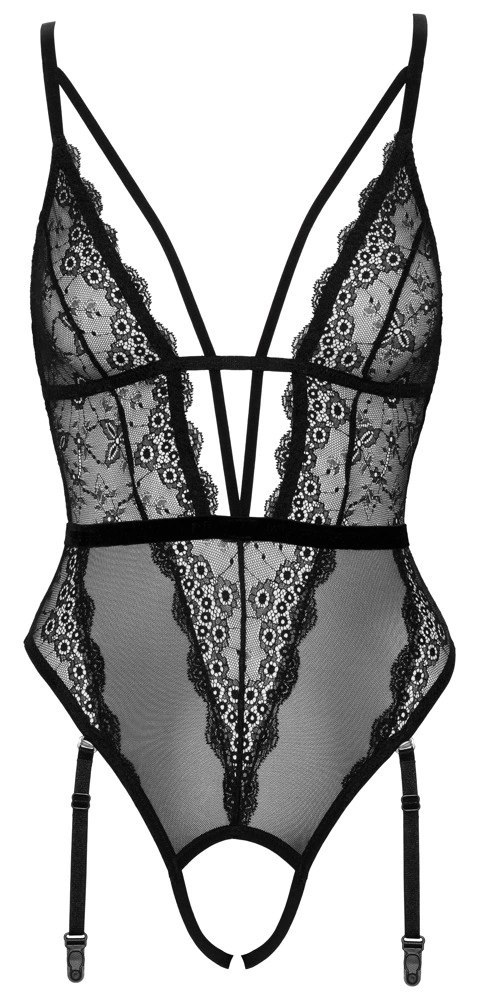 Cottelli Lingerie Body L Koronka Czarna Perłowy Akcent Regulacja Cottelli Lingerie Body L Koronka Czarna Perłowy Akcent Regulacja