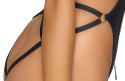 Cottelli PARTY Body Czarny Matowy Zamek M/L Stylowe Wycięcia