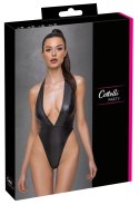 Cottelli Party Body Matowe Czarne S - Wycięte, Halter, Elastyczne