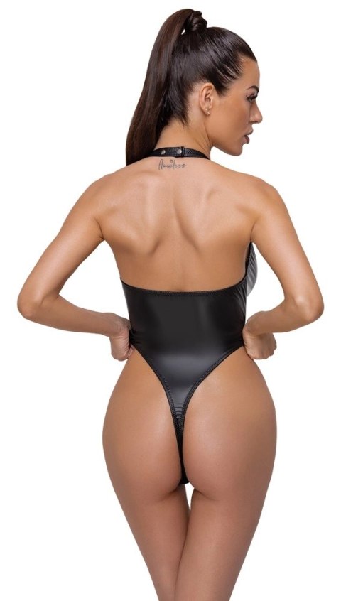 Cottelli Party Body Matowe Czarne S - Wycięte, Halter, Elastyczne Cottelli Party Body Matowe Czarne S - Wycięte, Halter, Elastyczne