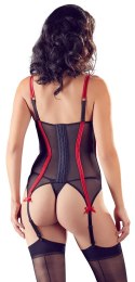 Cottelli Lingerie Koszulka Siateczkowa z Paskami i Stringami 80B/M