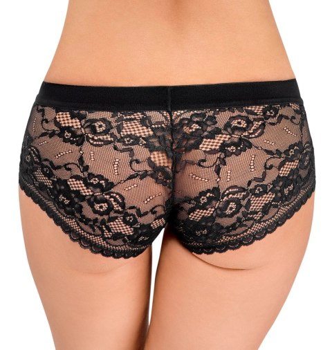 Bad Kitty Black Lace Panty System O-ring L - koronkowy pas z pierścieniem Bad Kitty Black Lace Panty System O-ring L - koronkowy pas z pierścieniem