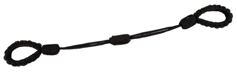 Bad Kitty Cuffs Rope - bawełniane kajdanki linowe czarne, rozmiar 1 Bad Kitty Cuffs Rope - bawełniane kajdanki linowe czarne, rozmiar 1