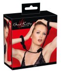Bad Kitty Cuffs Rope czarne linowe opaski na ręce rozmiar 2 bawełna