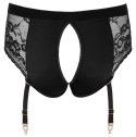 Bad Kitty Majtki Strap-On L z Koronką i Regulacją, Czarne