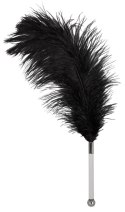 Bad Kitty Piorko Czarny Model Strusie 13 cm Pleksiglasowy Uchwyt