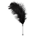 Bad Kitty Piorko Czarny Model Strusie 13 cm Pleksiglasowy Uchwyt
